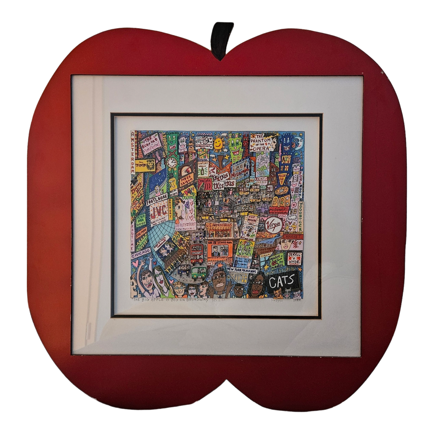 James Rizzi - The Big Apple Is Big on Broadway (1999)