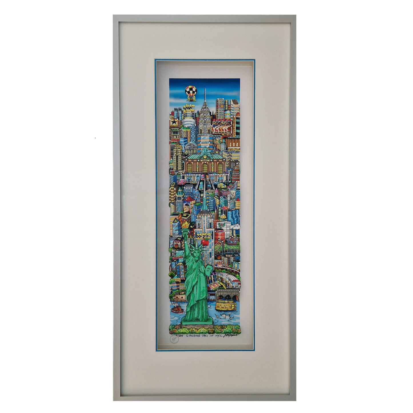 Charles Fazzino - Liberty Standing Tall