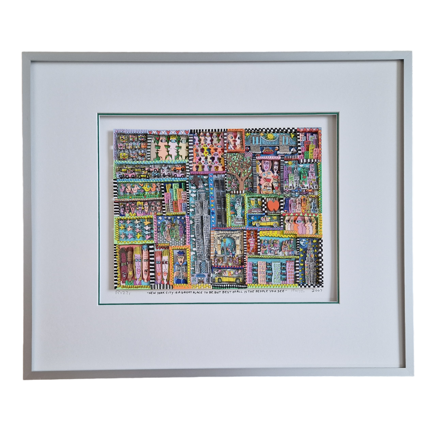 James Rizzi - New York City Is a Great Place to Be, but Best of All Is the People You See (2007)