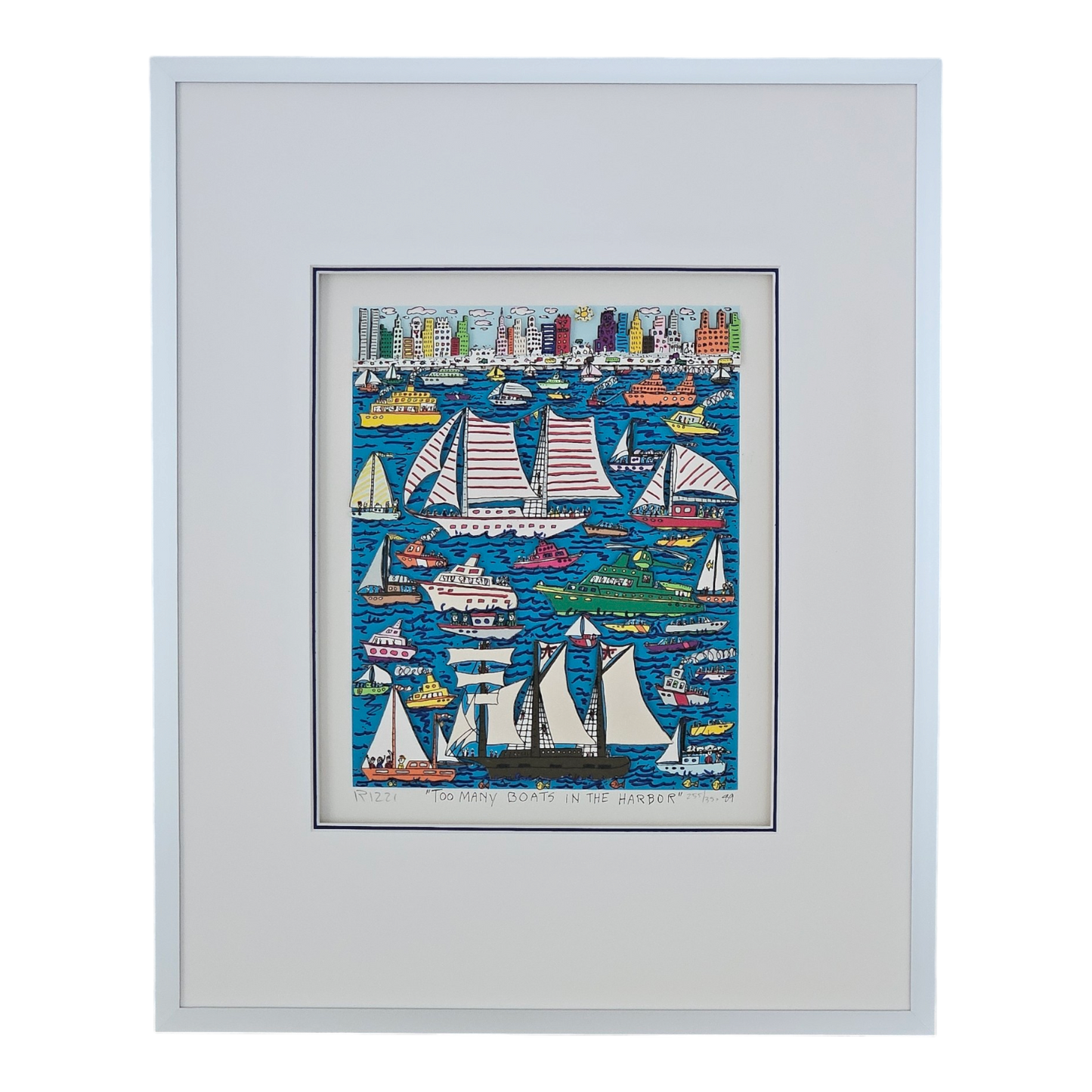 James Rizzi - Too Many Boats in the Harbour (1989)