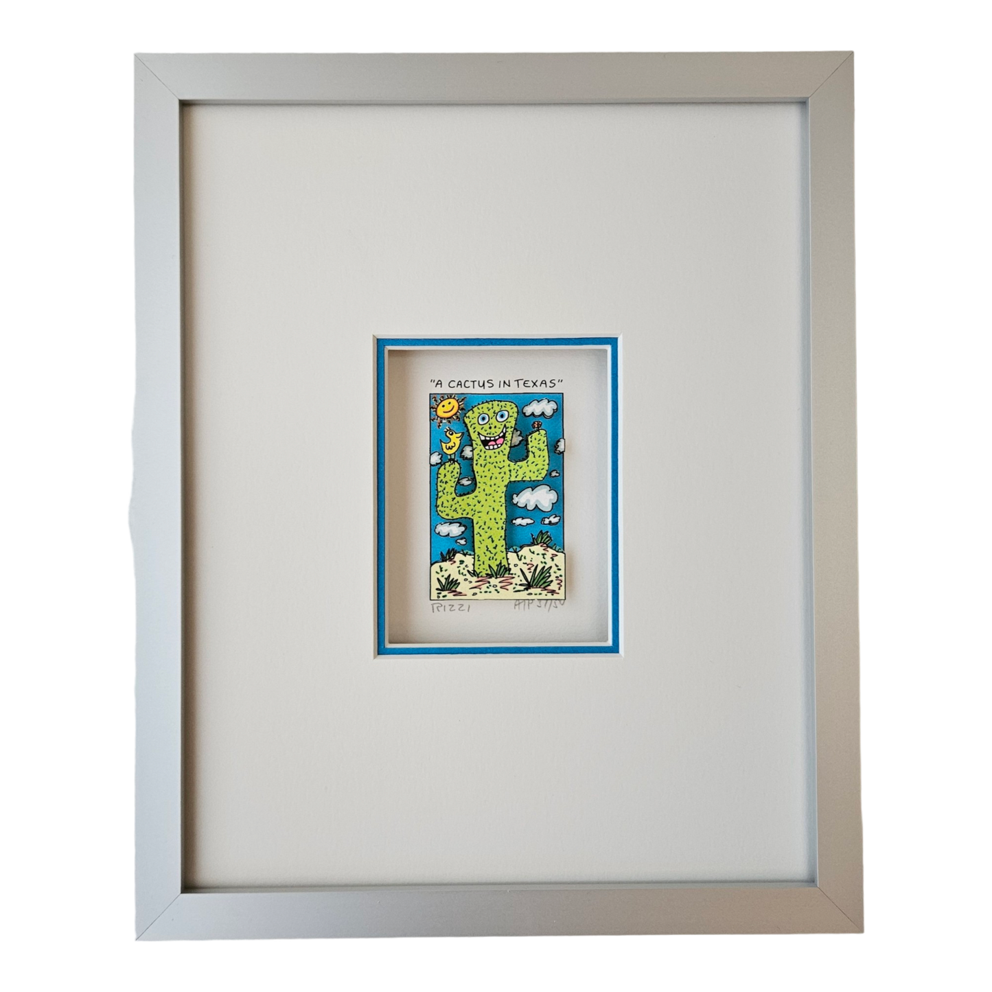 James Rizzi - A Cactus in Texas (2017)