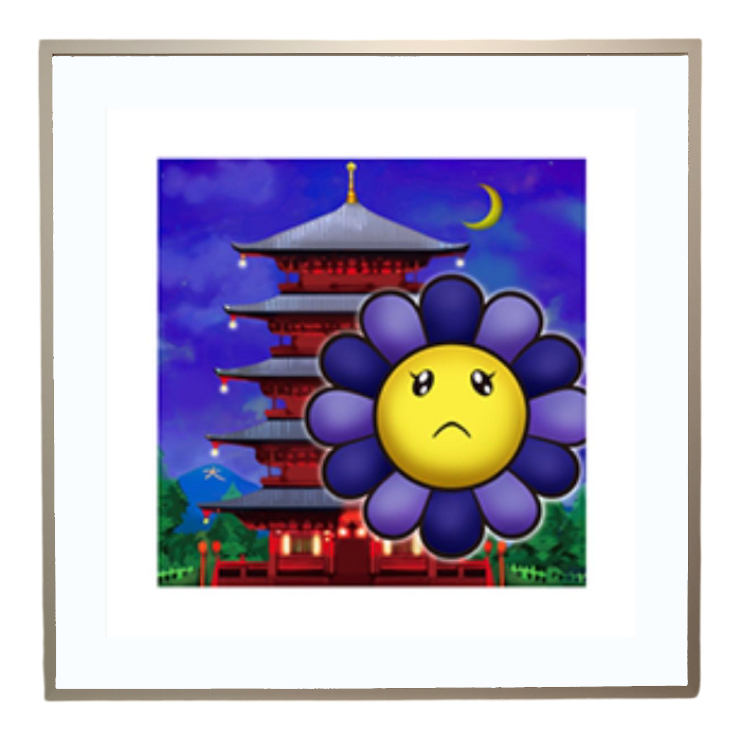 Takashi Murakami - Murakami.Flower #1390 Pagode à cinq étages (2024)