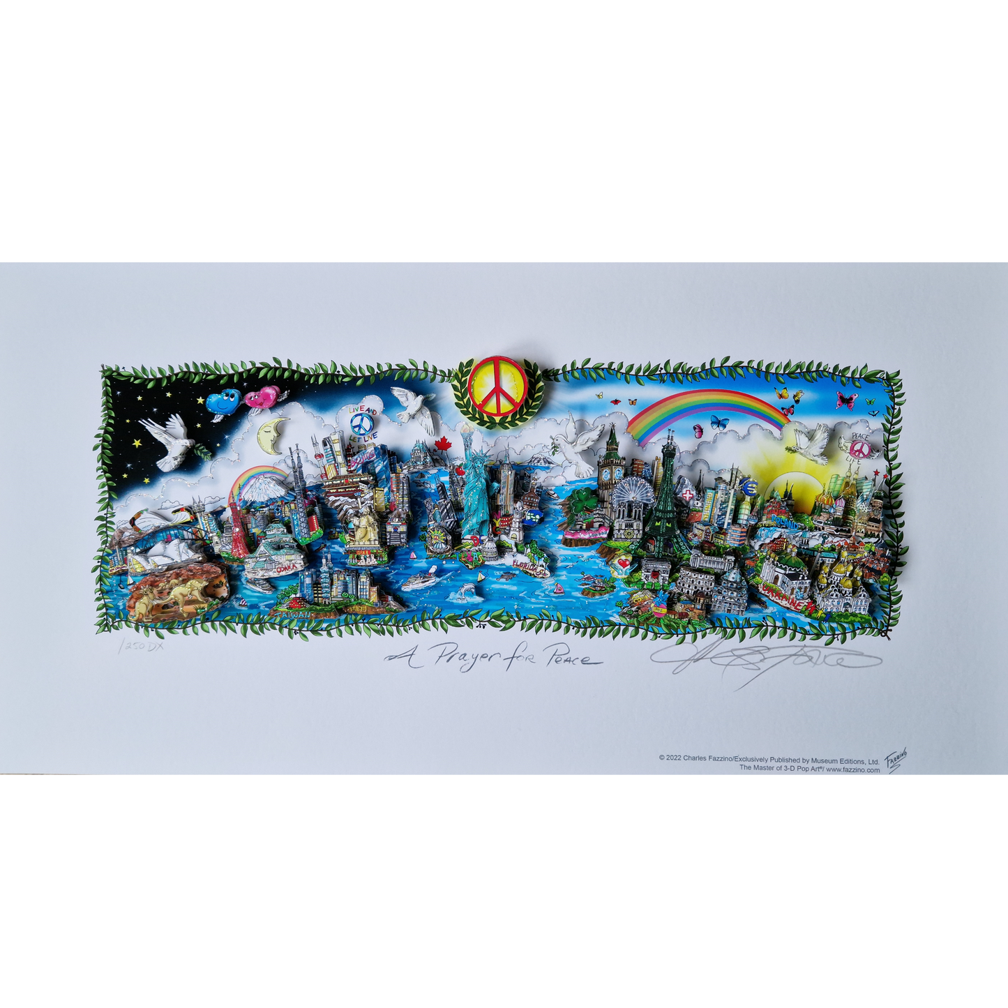 Charles Fazzino - Charles Fazzino - A Prayer for Peace (2022)