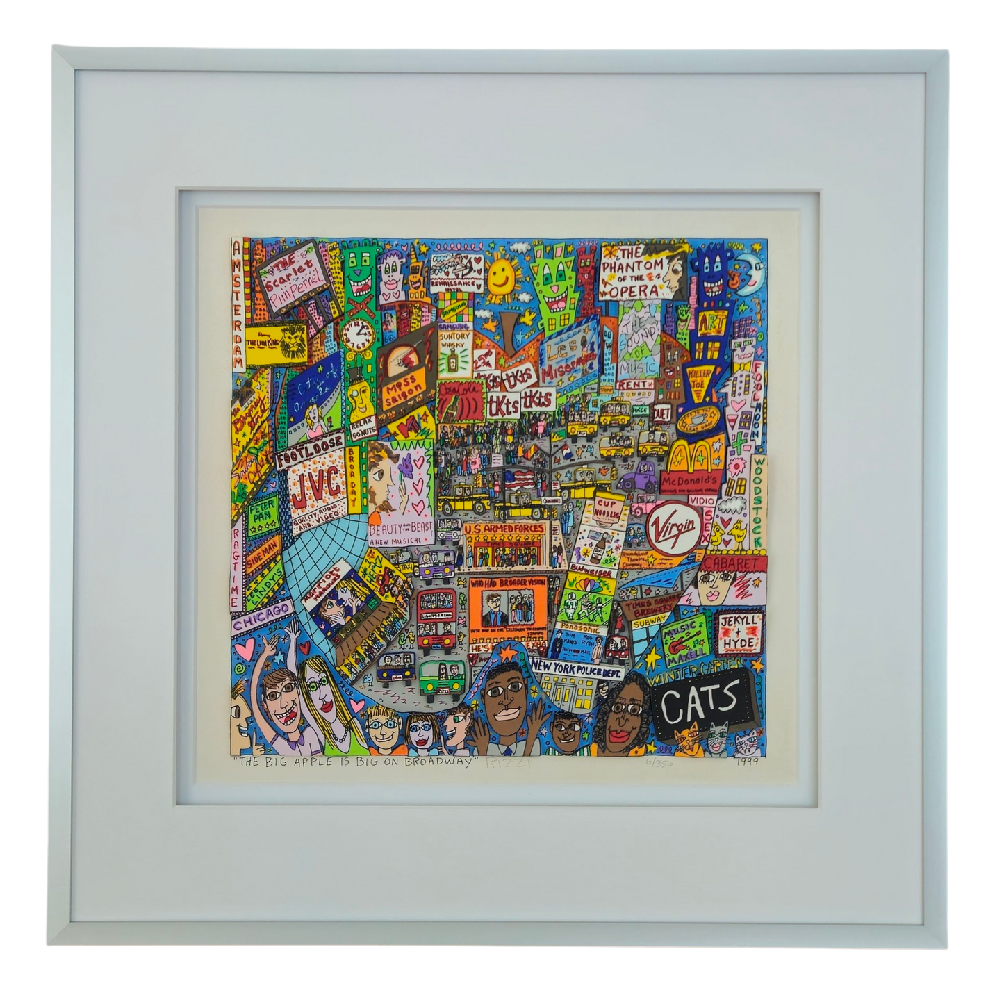 James Rizzi - The Big Apple Is Big on Broadway (1999)