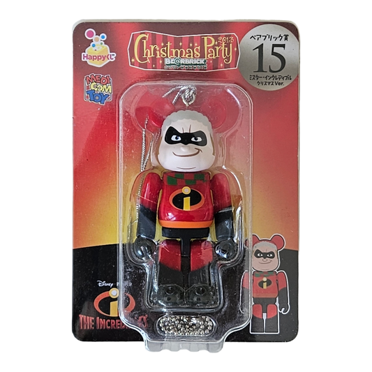 BE@RBRICK 15 - Mr. Incredible Christmas Version (100%)