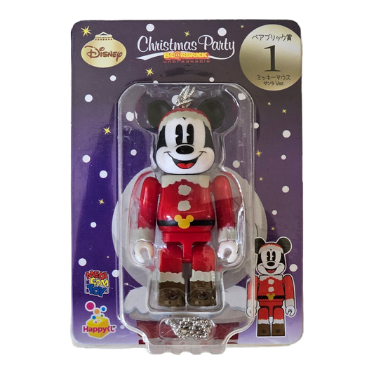 BE@RBRICK 1 - Mickey Mouse Santa Version (100%)