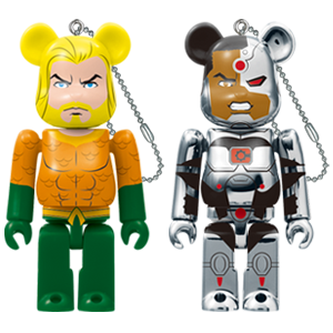 BE@RBRICK 20 - Aquaman &amp; Cyborg (100%)