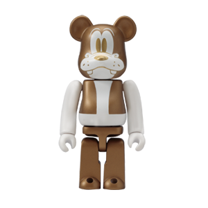 BE@RBRICK 20 - Goofy Gold & White Version (100%)