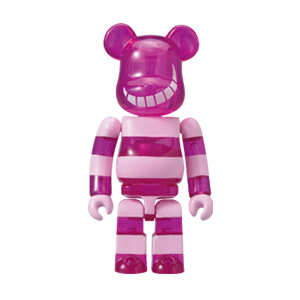 BE@RBRICK 24 - Cheshire Cat Clear Body Version (100%)