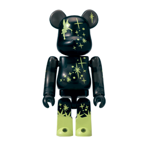 BE@RBRICK 25 - Version corps transparent Fée Clochette (100%)