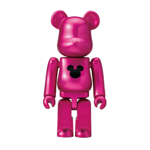 BE@RBRICK 28 - Rose métallisé (100%)