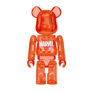 BE@RBRICK 29 - MARVEL Clear Red (100%)