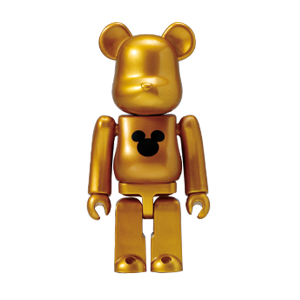 BE@RBRICK 30 - Or métallisé (100%)