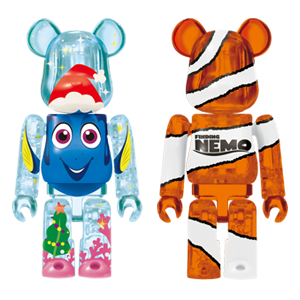 BE@RBRICK 32 - Dory Christmas Version & Finding Nemo (100%)