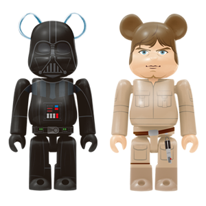 BE@RBRICK 35 - Darth Vader & Luke Skywalker (100%)