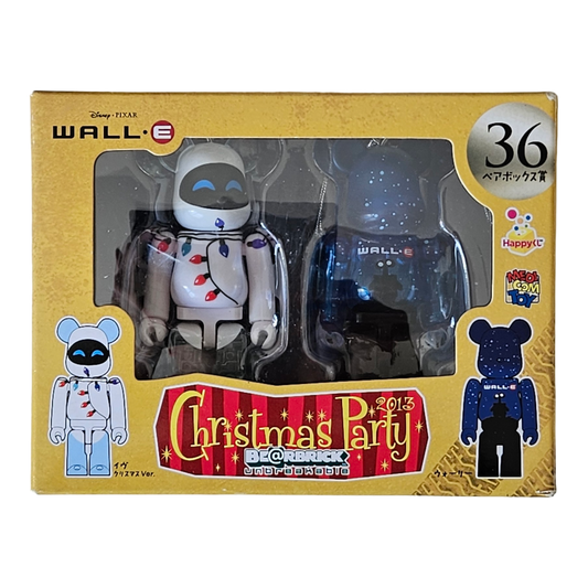 BE@RBRICK 36 - EVE Christmas Version & WALL-E (100%)