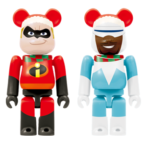 BE@RBRICK 37 - Version Monsieur Incroyable Noël &amp; Version Noël Frozone (100%)