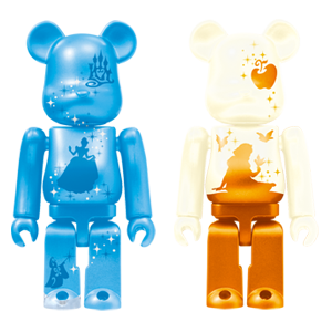 BE@RBRICK 38 - Version corps perle Cendrillon et version corps perle Blanche Neige (100%)