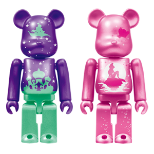 BE@RBRICK 39 - Aladdin Pearl Body Version & Little Mermaid Pearl Body Version (100%)