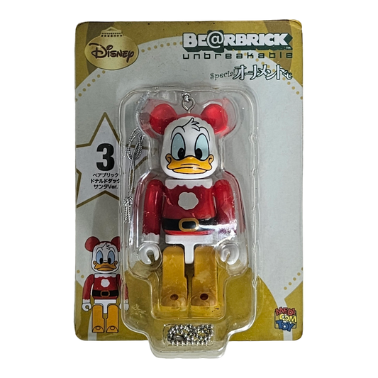 BE@RBRICK 3 - Donald Duck Santa Version (100%)