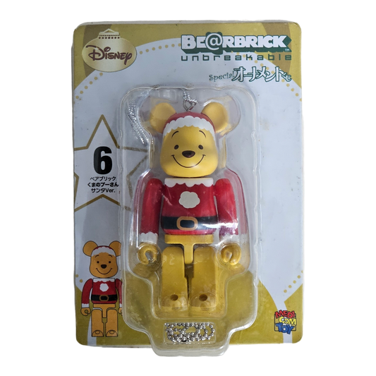 BE@RBRICK 6 - Winnie l'ourson version Père Noël (100%)