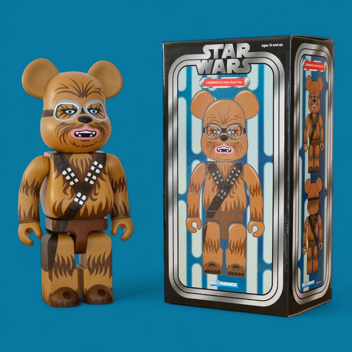 BE@RBRICK CHEWBACCA Han Solo Version (400%)