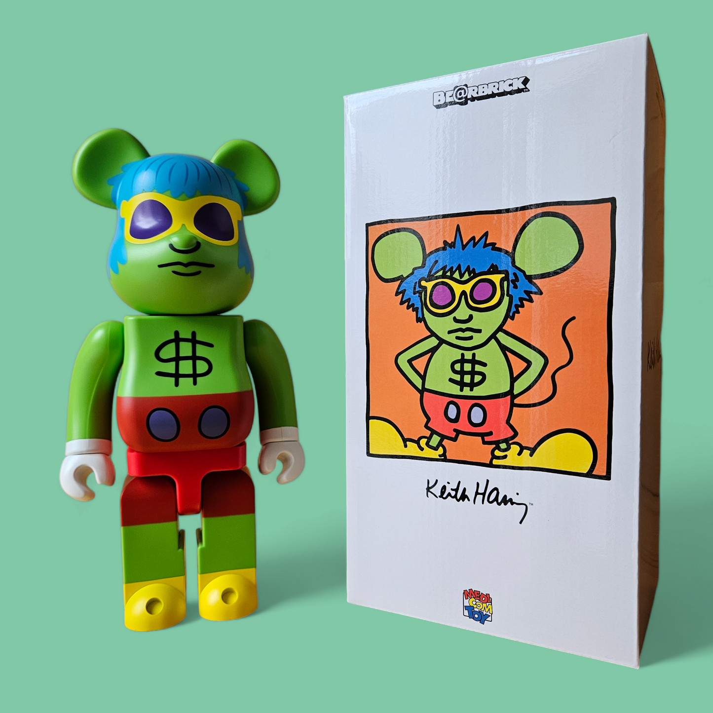 BE@RBRICK Keith Haring "Andy Mouse" (400%)