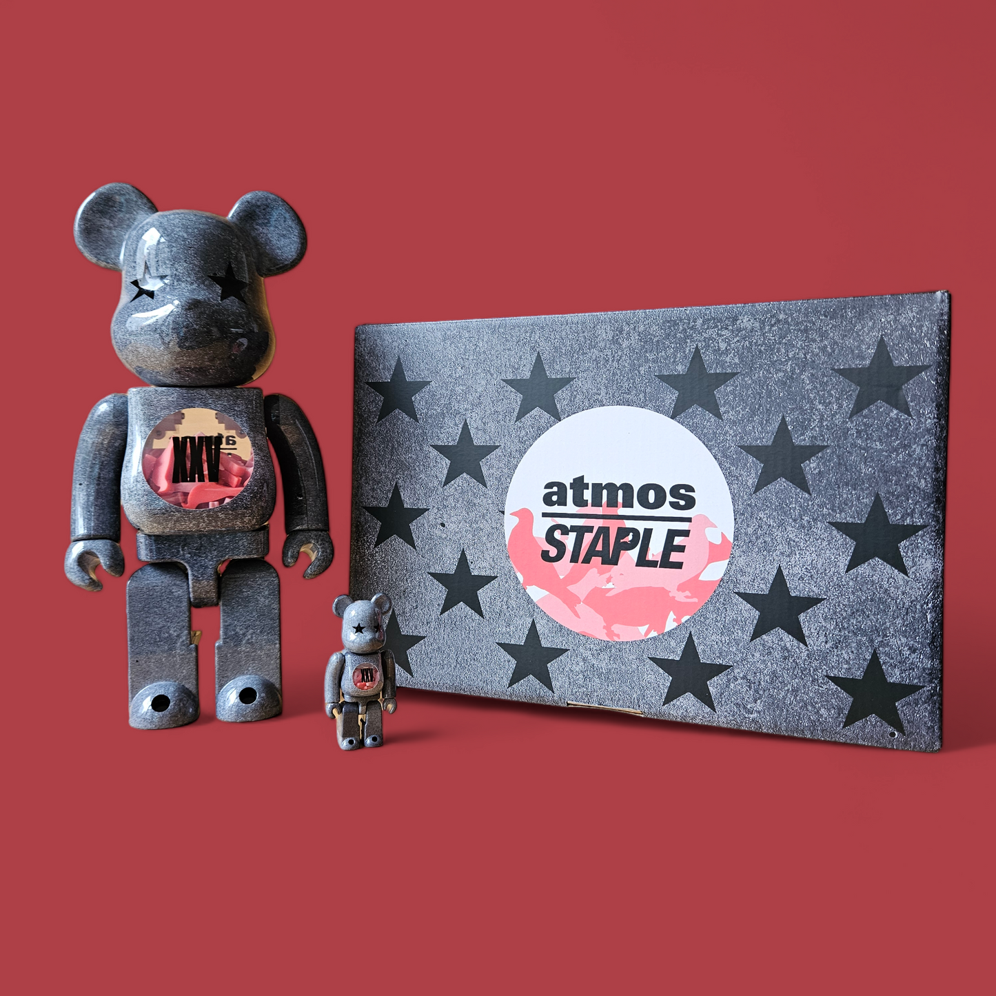 BE@RBRICK atmos × STAPLE Type-5 (100%+400%)