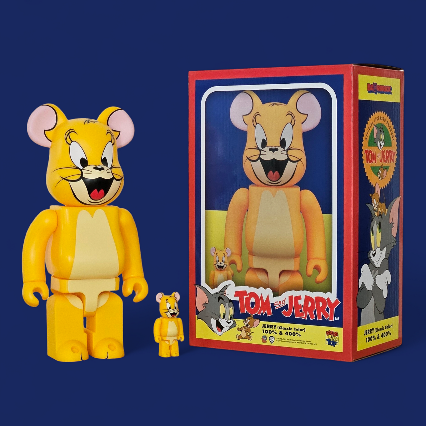 BE@RBRICK Jerry (Classic Color) (100%+400%)