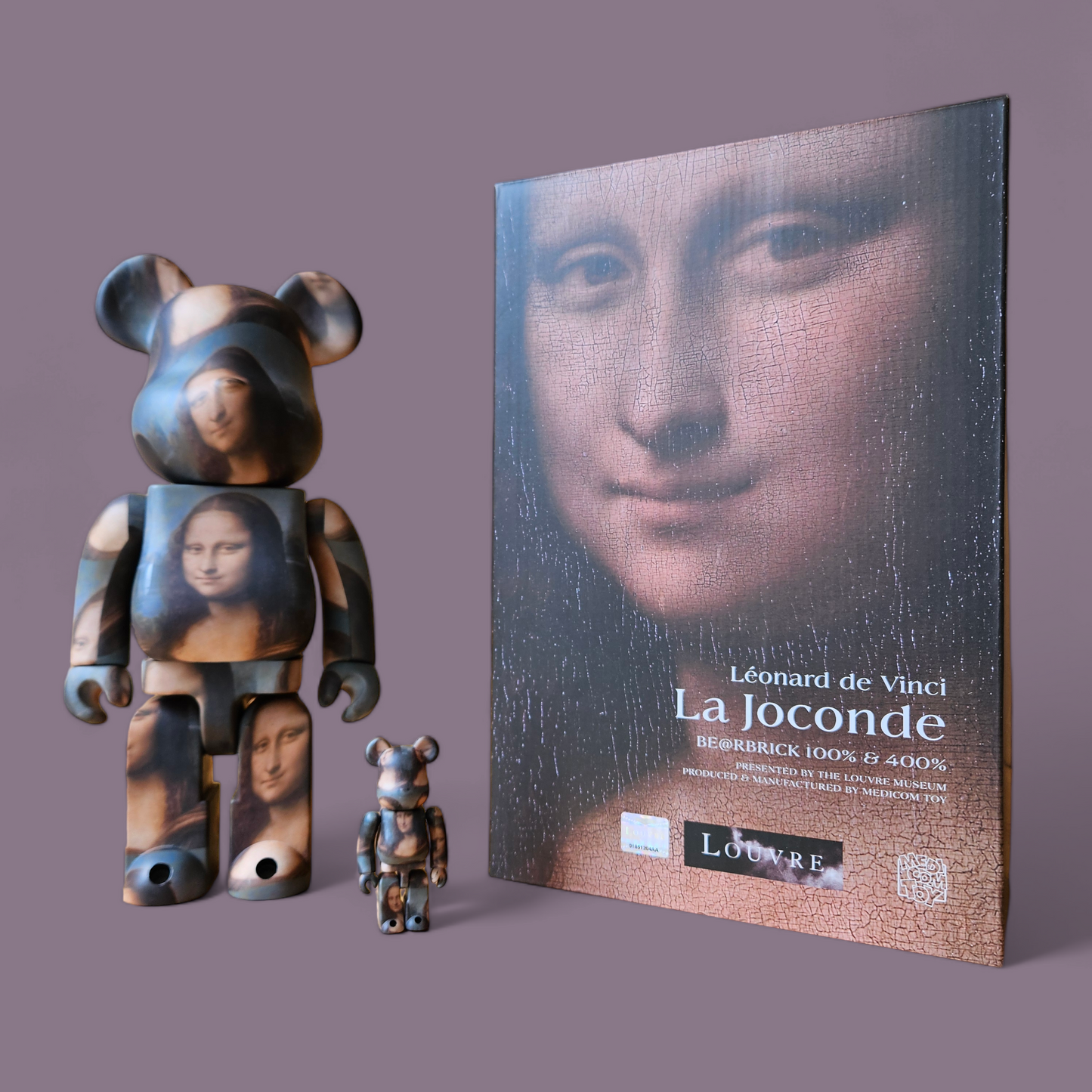 BE@RBRICK Leonardo da Vinci "Mona Lisa" (100%+400%)