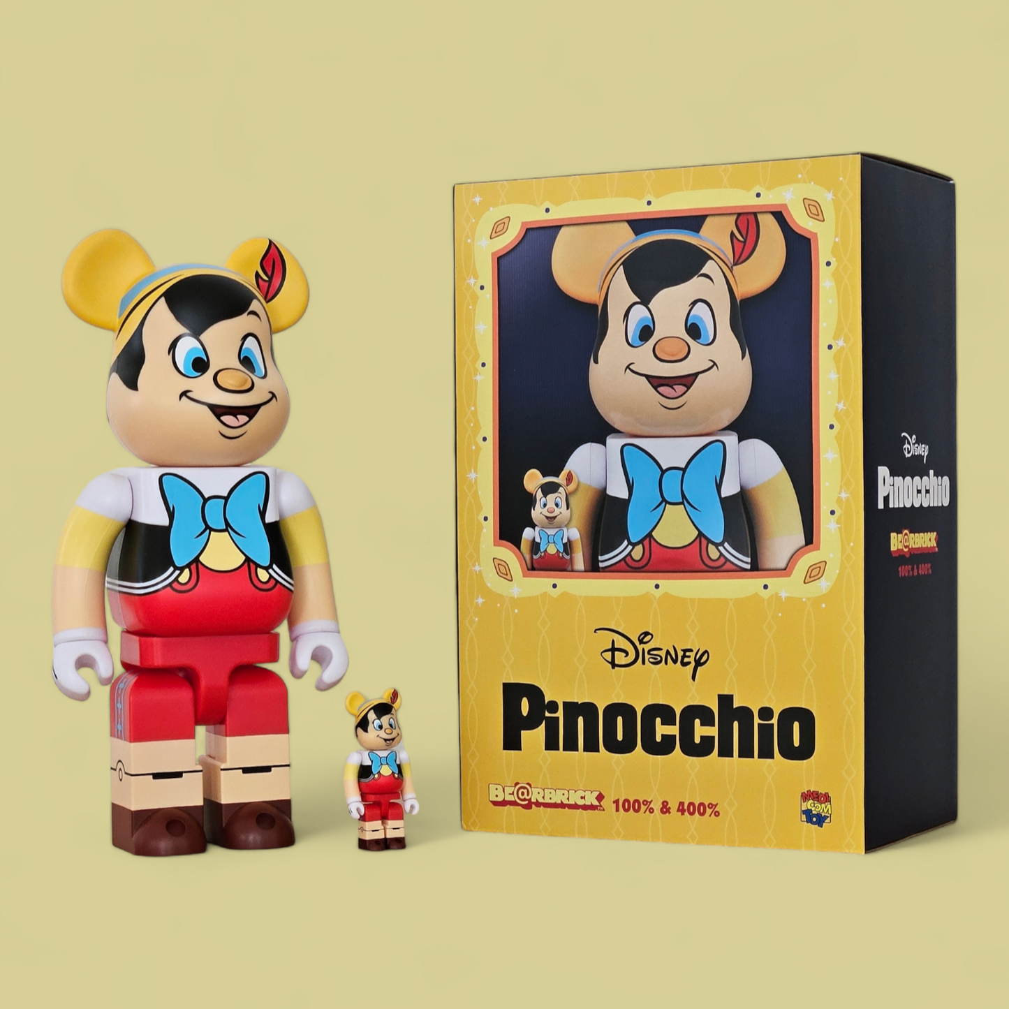 BE@RBRICK Pinocchio (100%+400%)