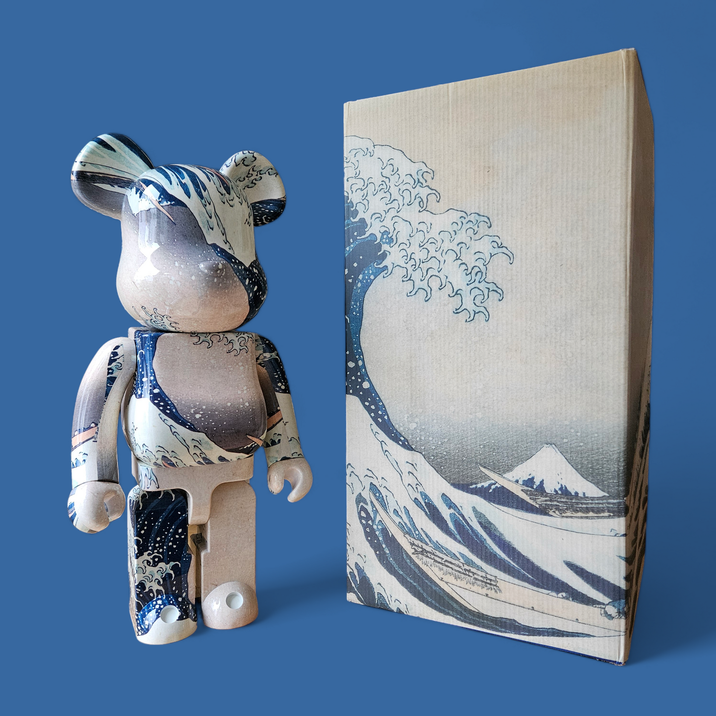 BE@RBRICK Katsushika Hokusai "The Great Wave off Kanagawa" (Kanagawa Oki Namura) (1000%)