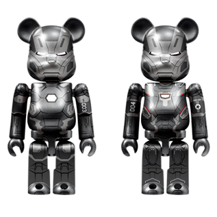 BE@RBRICK C - War Machine Mark 3 et War Machine Mark 4 (100%)