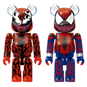 BE@RBRICK E - Carnege & Spider-Carnege (100%)