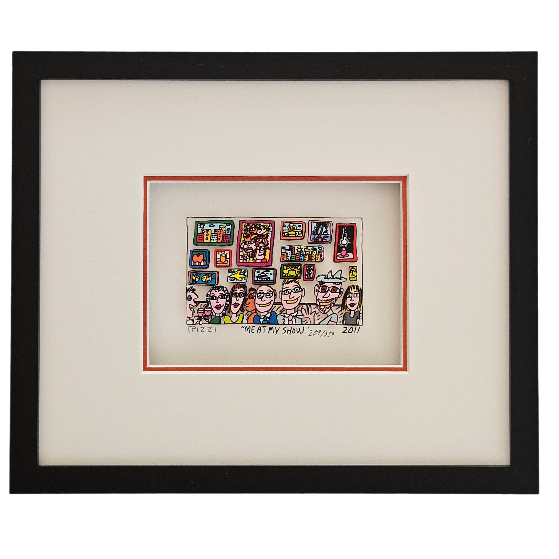 James Rizzi - Me at My Show (2011) – Zaiser Art James Rizzi - Me at My Show (2011) – Zaiser Art