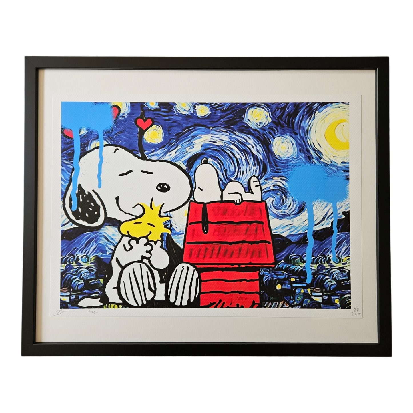 DEATH NYC - Snoopy + Woodstock - Nuit étoilée de van Gogh (2022)