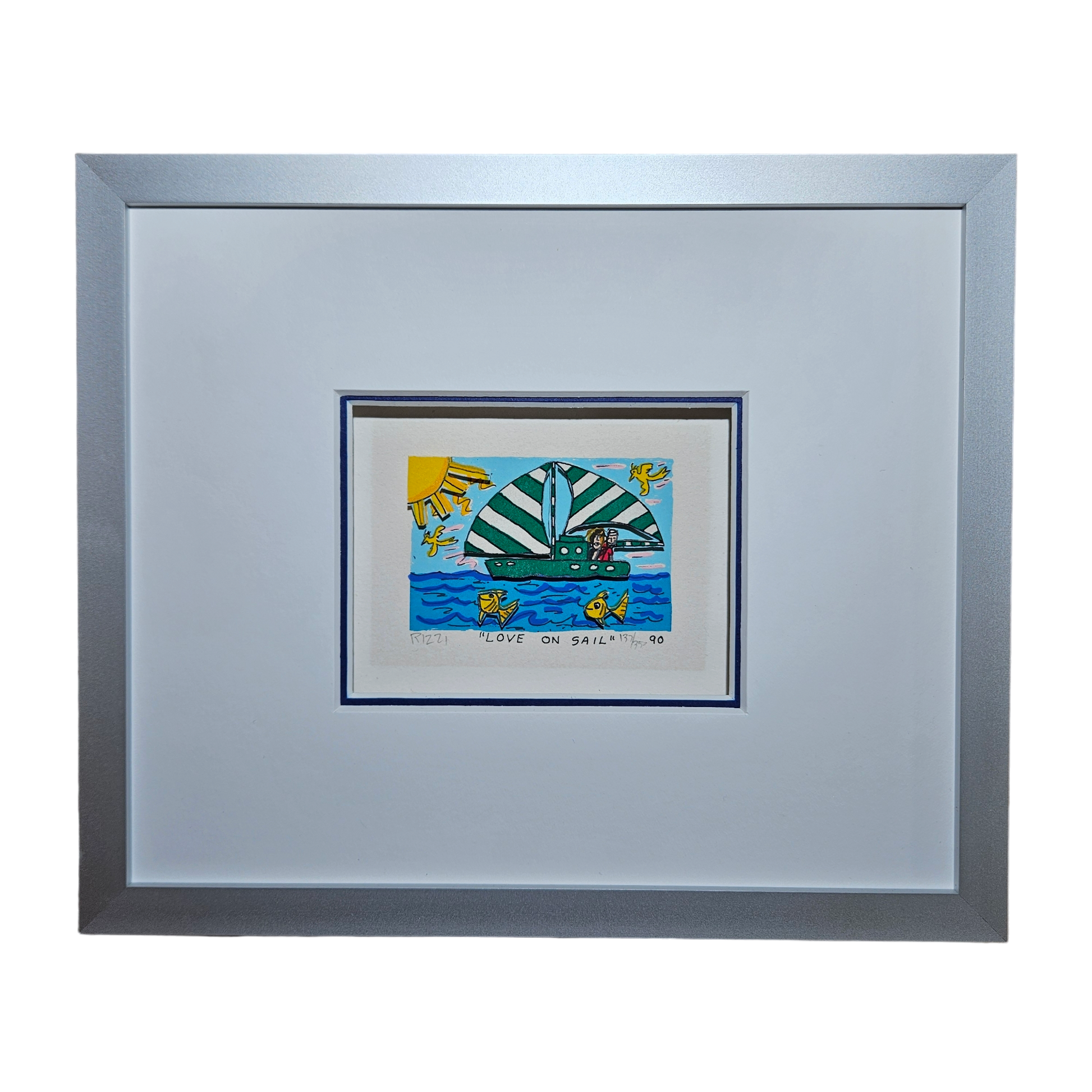 James Rizzi - Love on Sail (1990) – Zaiser Art James Rizzi - Love on Sail (1990) – Zaiser Art