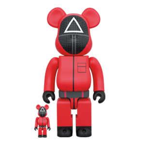 BE@RBRICK Squid Game Guard "Triangle" (100%+400%)