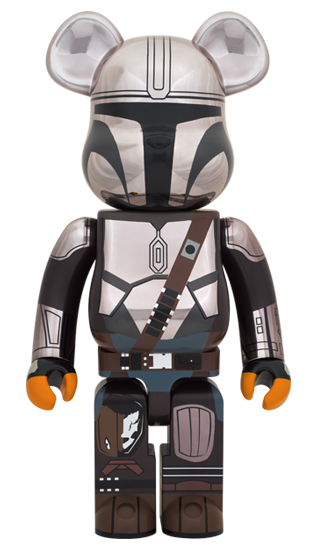 BE@RBRICK La version Mandalorian Chrome (1000%)