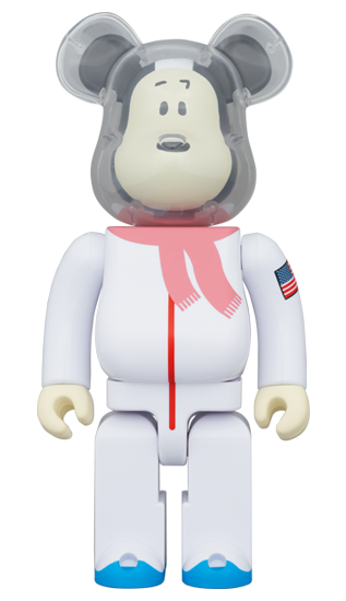 BE@RBRICK Astronaut Snoopy (400%)
