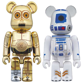 BE@RBRICK C-3PO & R2-D2 (100%)