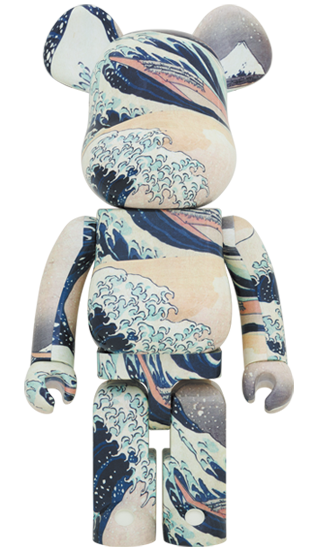 BE@RBRICK Katsushika Hokusai "The Great Wave off Kanagawa" (Kanagawa Oki Namura) (1000%)