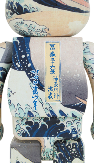 BE@RBRICK Katsushika Hokusai "La Grande Vague de Kanagawa" (Kanagawa Oki Namura) (1000%)