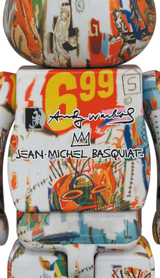 BE@RBRICK Andy Warhol × Jean-Michel Basquiat #4 (400%)