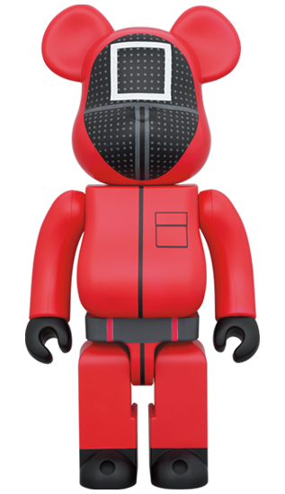 BE@RBRICK Squid Game Guard "Square" (100%+400%)