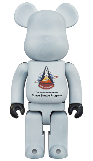 BE@RBRICK The 40th Anniversary of the Space Shuttle Program (100%+400%)