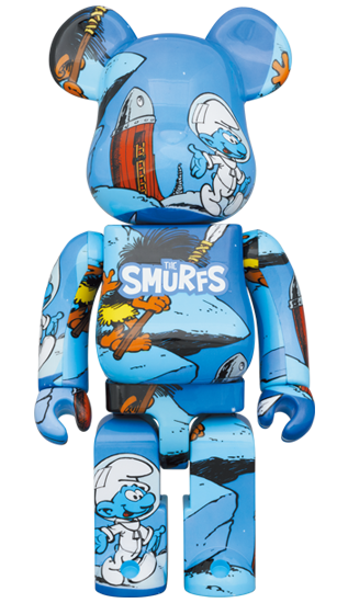 BE@RBRICK The Smurfs "The Astrosmurf" (100%+400%)