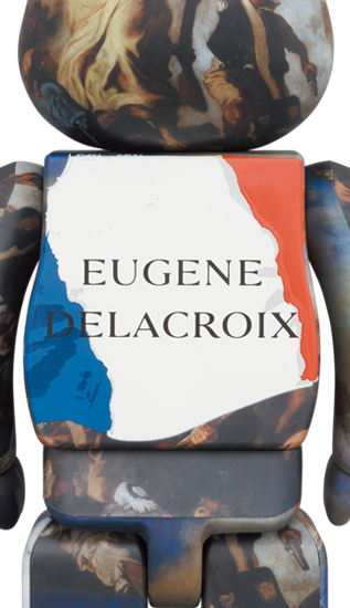 BE@RBRICK Eugène Delacroix "Liberty Leading The People" (100%+400%)
