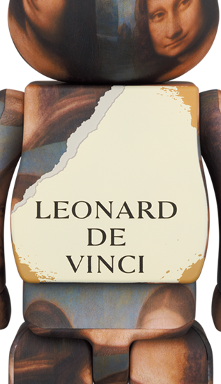 BE@RBRICK Leonardo da Vinci "Mona Lisa" (100%+400%)