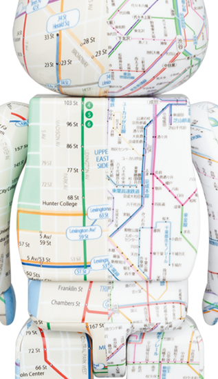 BE@RBRICK atmos SUBWAY (100%+400%)